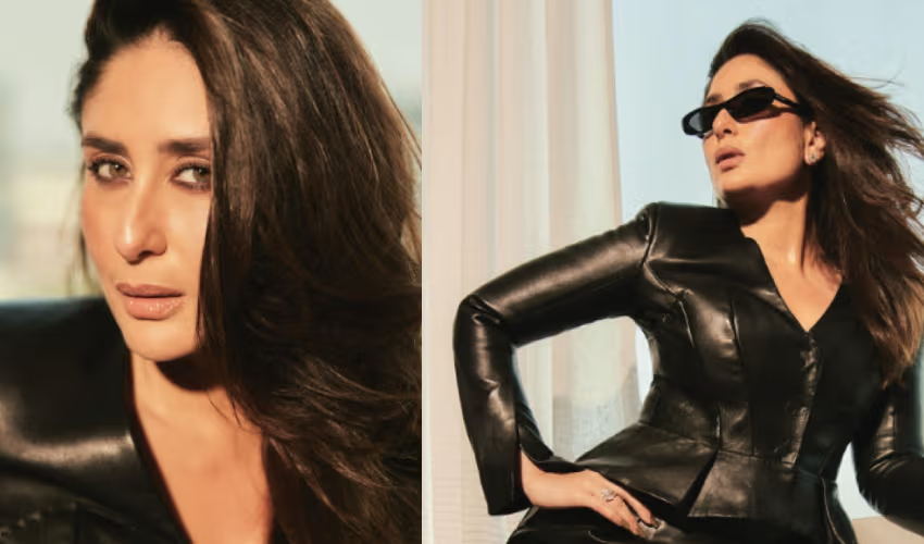 Kareena Kapoor Khan Stuns in Bold All-Black Leather Look as Sonam Kapoor Reacts
